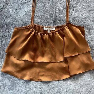 Row A Velour Camisole Top